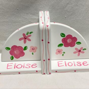 Floral bookends