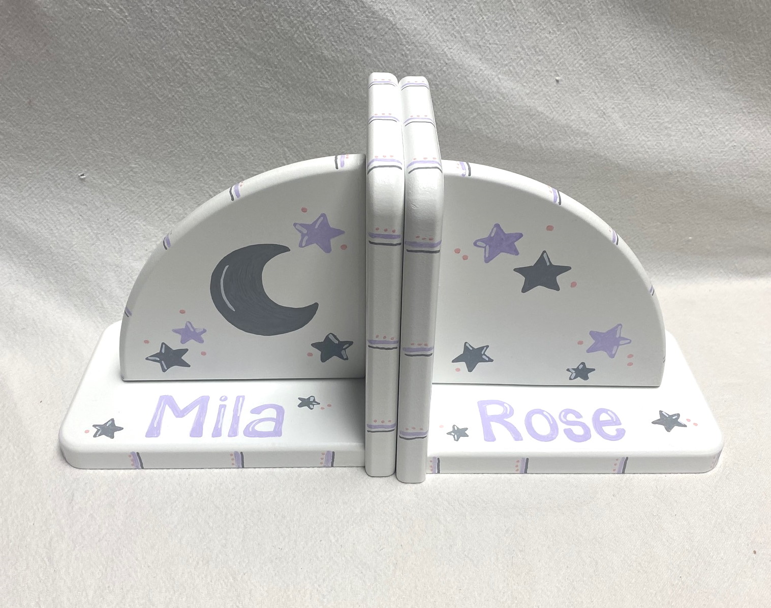 Moon and stars bookends - Image 2