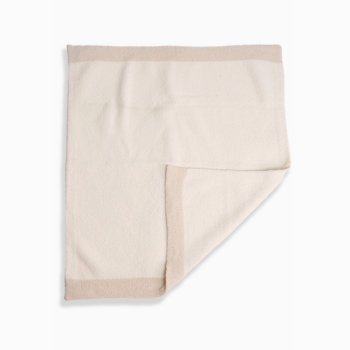 baby blanket - comfy luxe - ivory