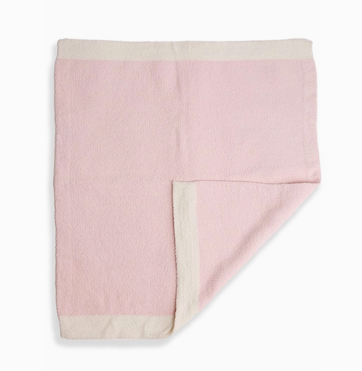 baby blanket - comfy luxe - pink