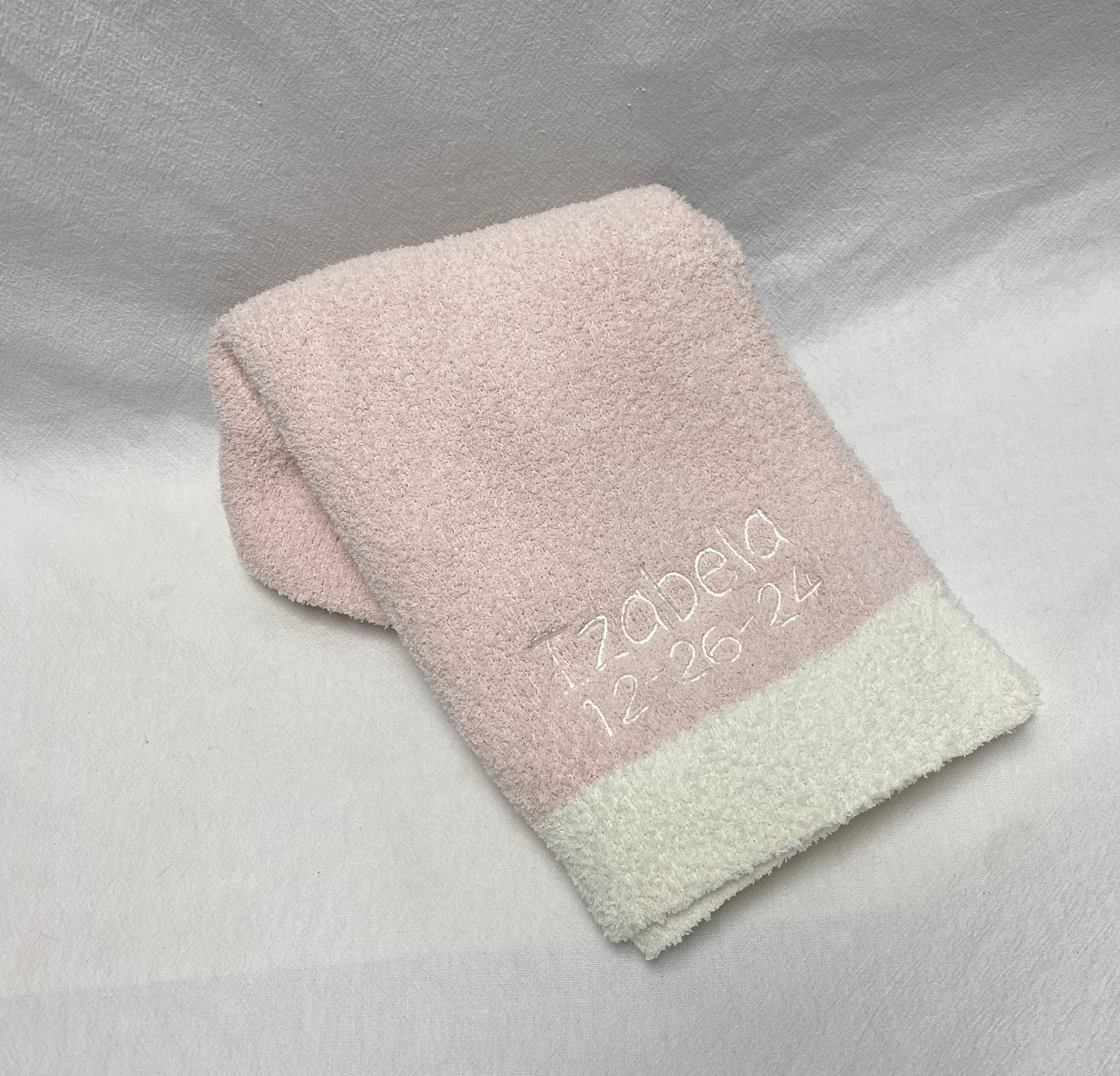 baby blanket - comfy luxe - pink - Image 3