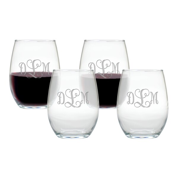Carved solutions stemless wine glass