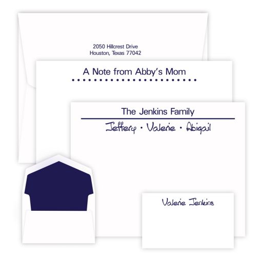 Wardrobe note card set- modern dot - Image 2