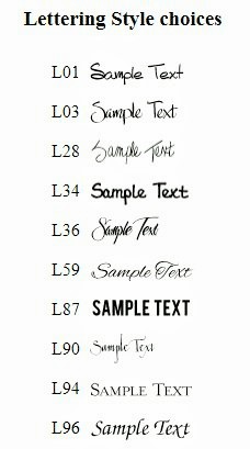 Fold over note - Border - assorted fonts - Image 4