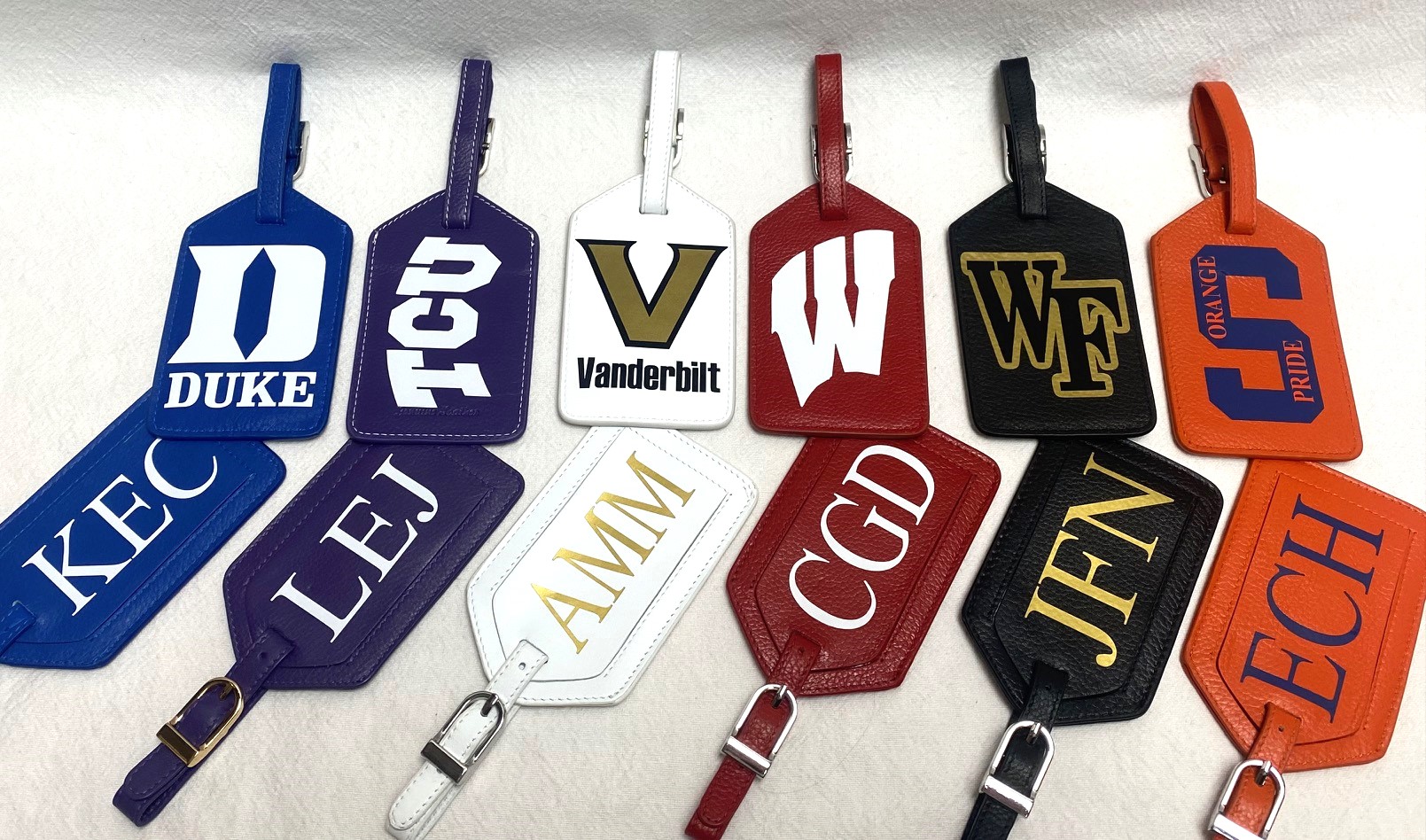 Bag tag set - school spirit - for any school - Image 2