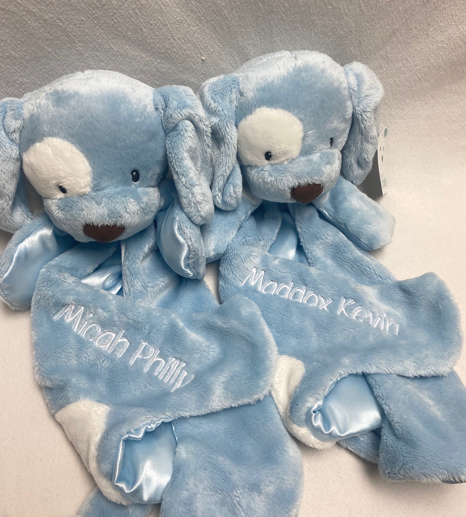Gund blue spunky puppy lovey