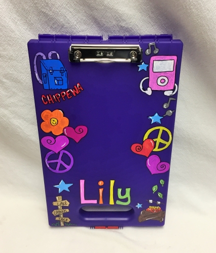 Clipboard keeper - camp design