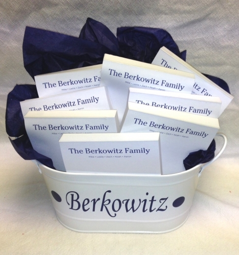 Family note pad gift set