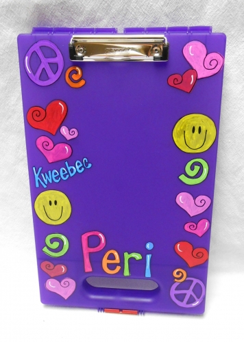 Clipboard keeper - camp peace & happiness