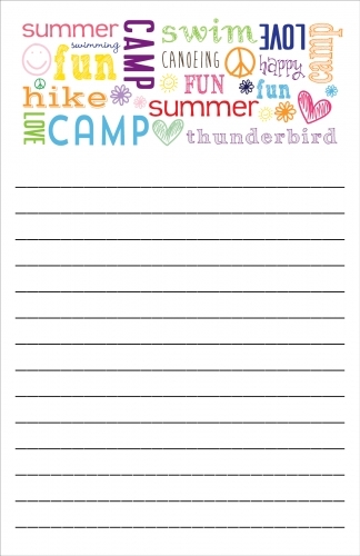 Camp clipboard keeper and custom notepad set - Image 6