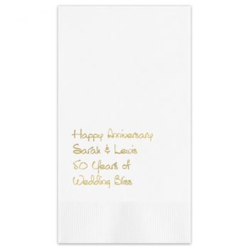 Joyous guest towels - additional fonts available