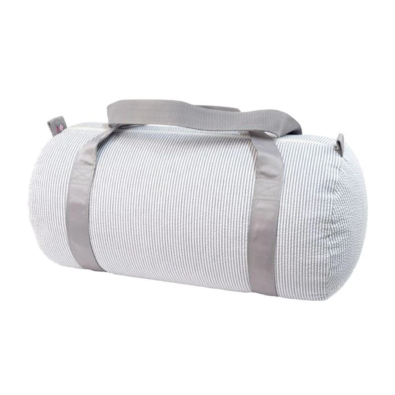 Duffel bag - grey seersucker - Image 2