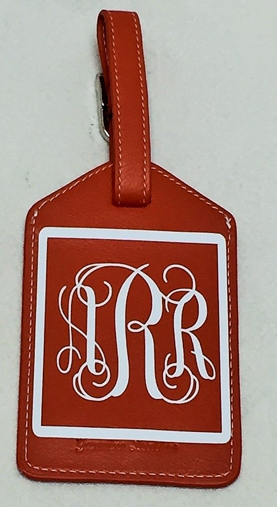 Bag tag set - monogram- assorted fonts and colors - Image 2