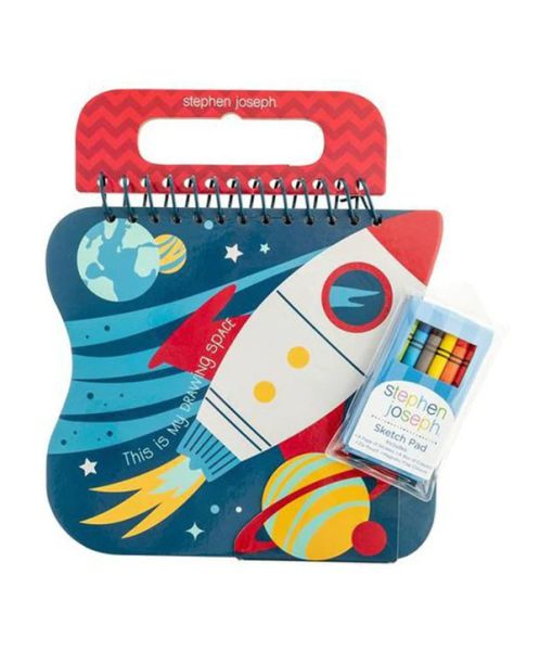 Quilted backpack and sketch pad set - assorted designs - Image 4