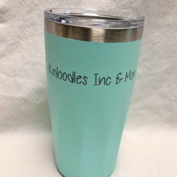 20 ounce engraved Logo tumbler