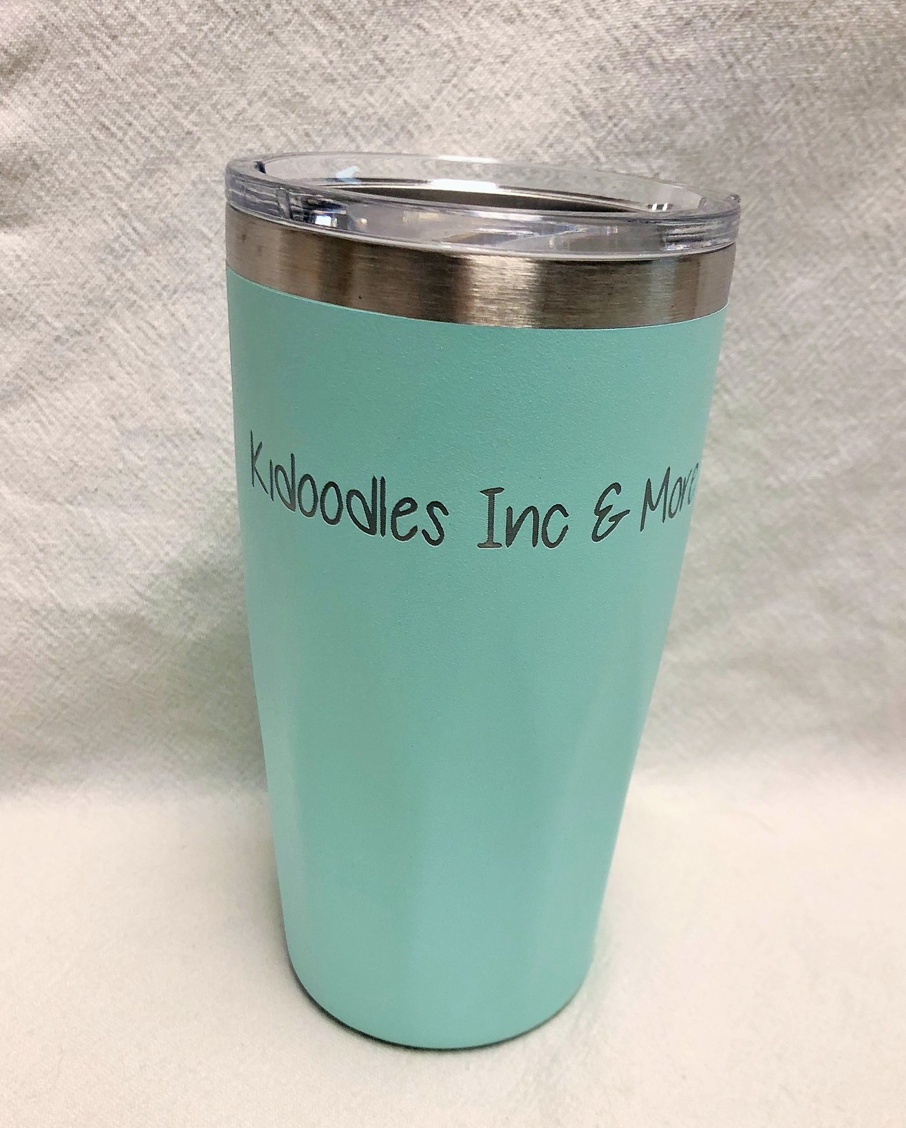 20 ounce engraved Logo tumbler