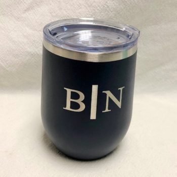 engraved wine tumbler
