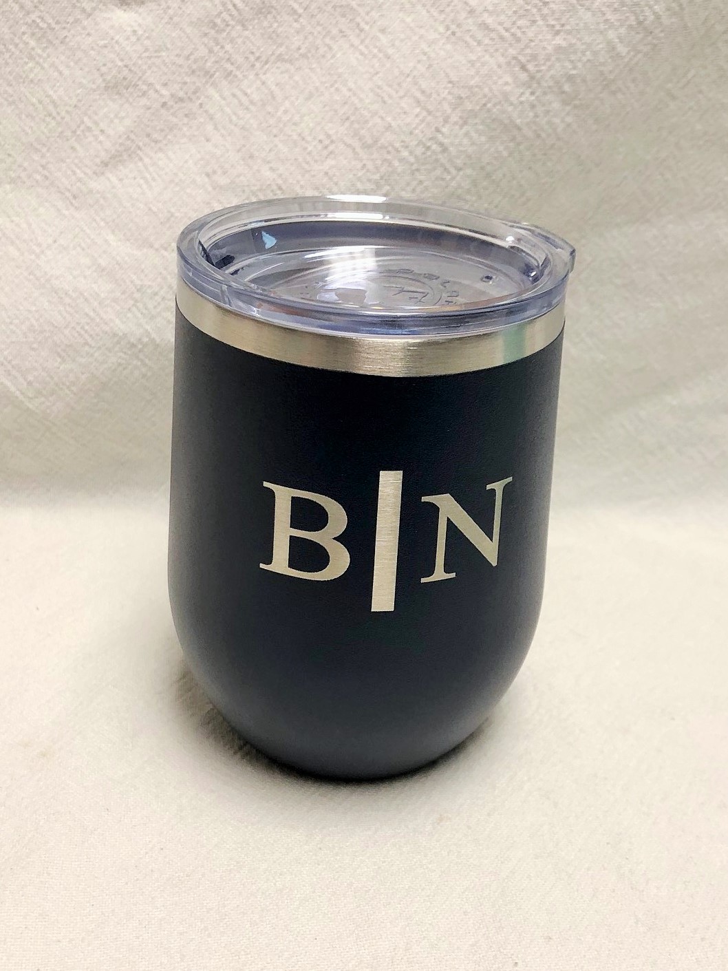 engraved wine tumbler
