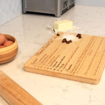 engraved recipe board