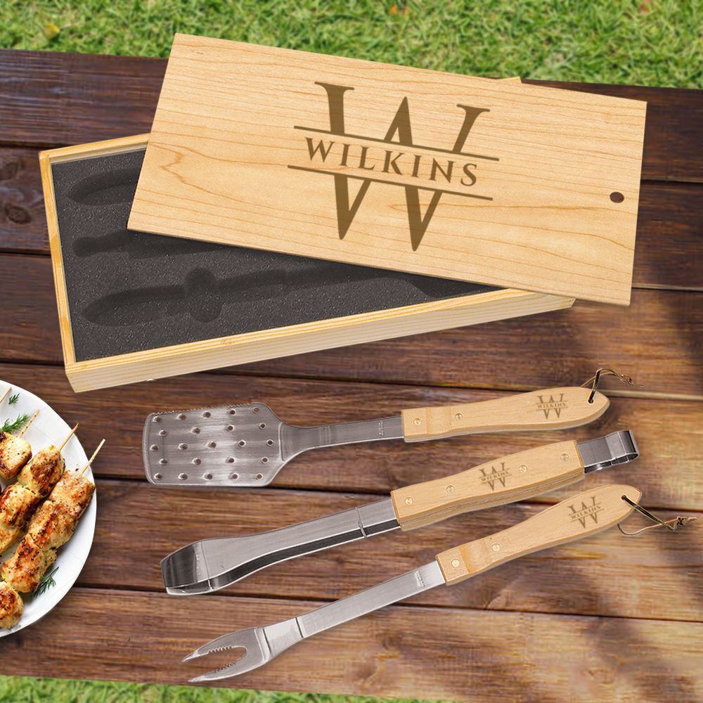 Personalized BBQ set | Kidoodles Inc