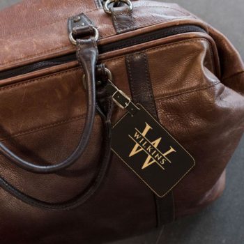 Bag tag set - engraved