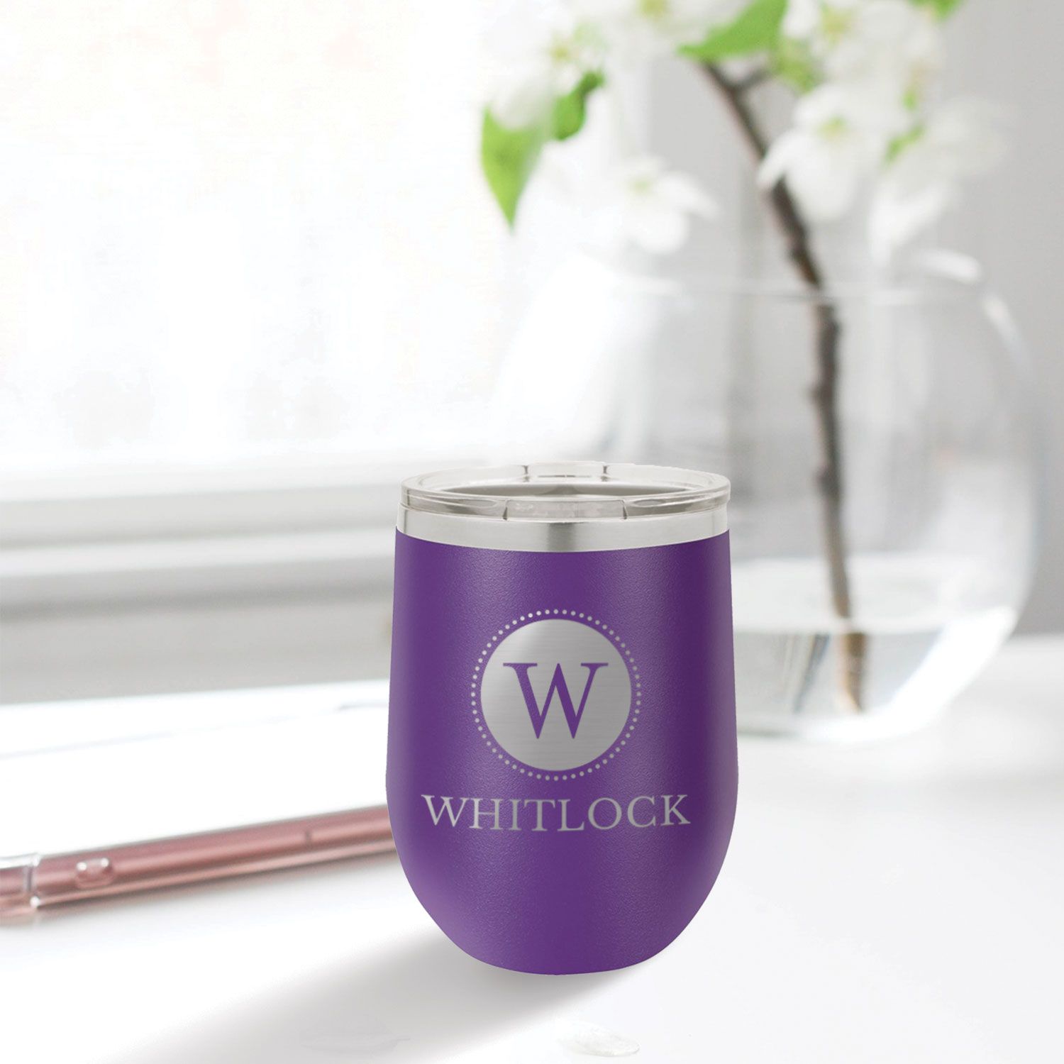 12 ounce tumbler - multiple colors & fonts - Image 9
