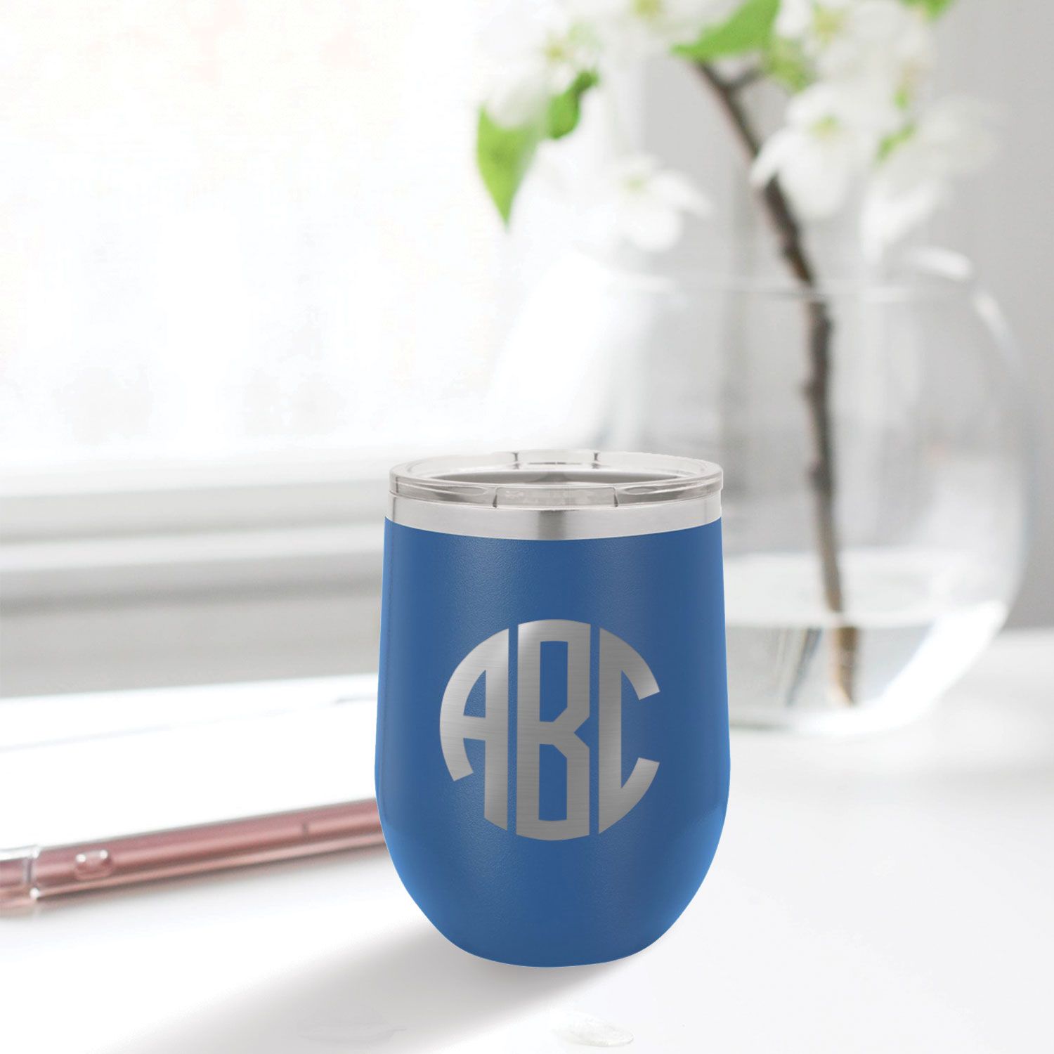 12 ounce tumbler - multiple colors & fonts - Image 6