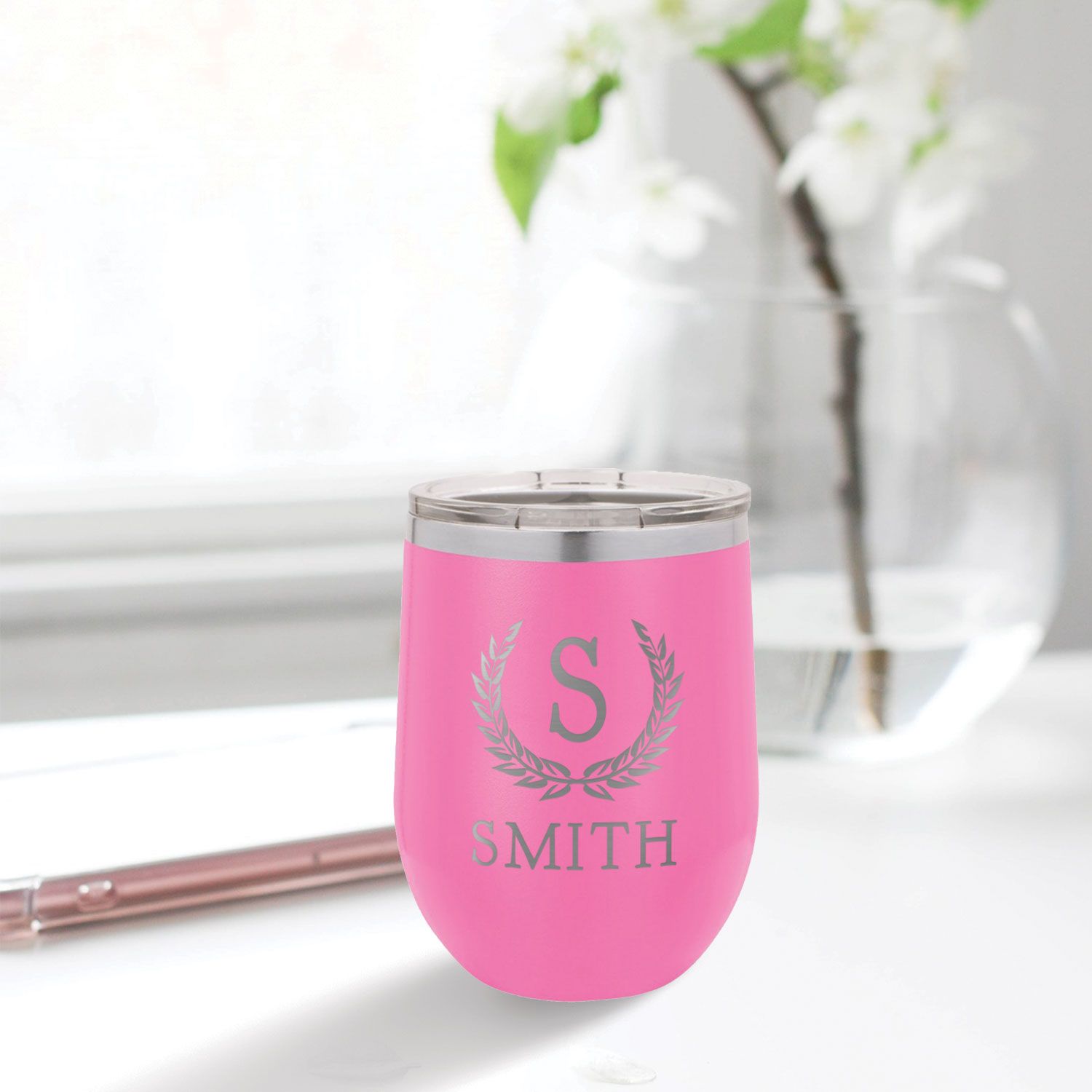 12 ounce tumbler - multiple colors & fonts - Image 4