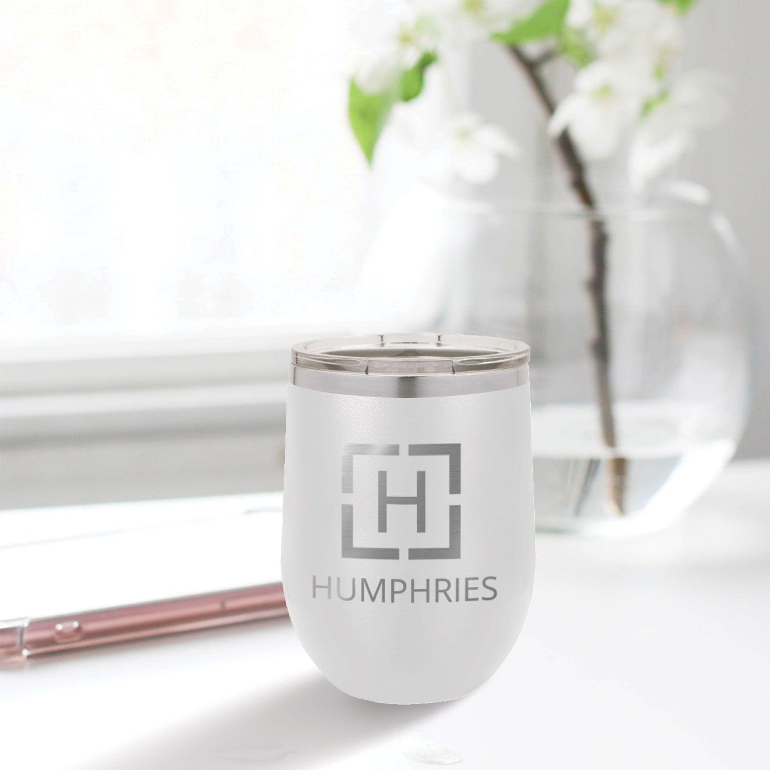 12 ounce tumbler - multiple colors & fonts - Image 3