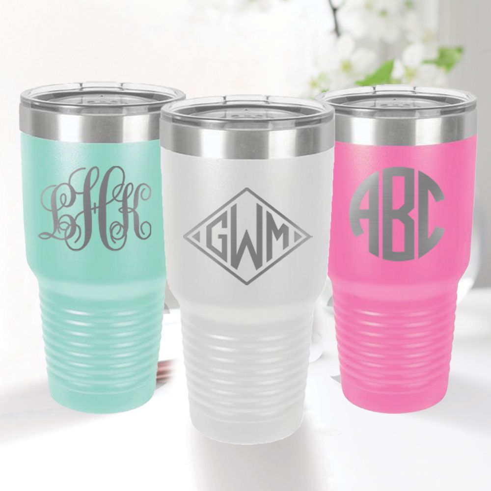 30 ounce tumbler - multiple colors & fonts - Image 4