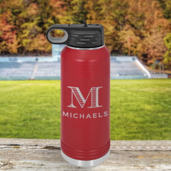 32 ounce water bottle- multiple colors & fonts