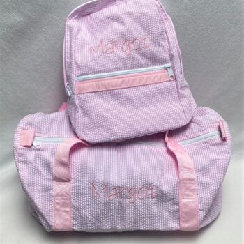 Travel set - duffel and backpack - pink