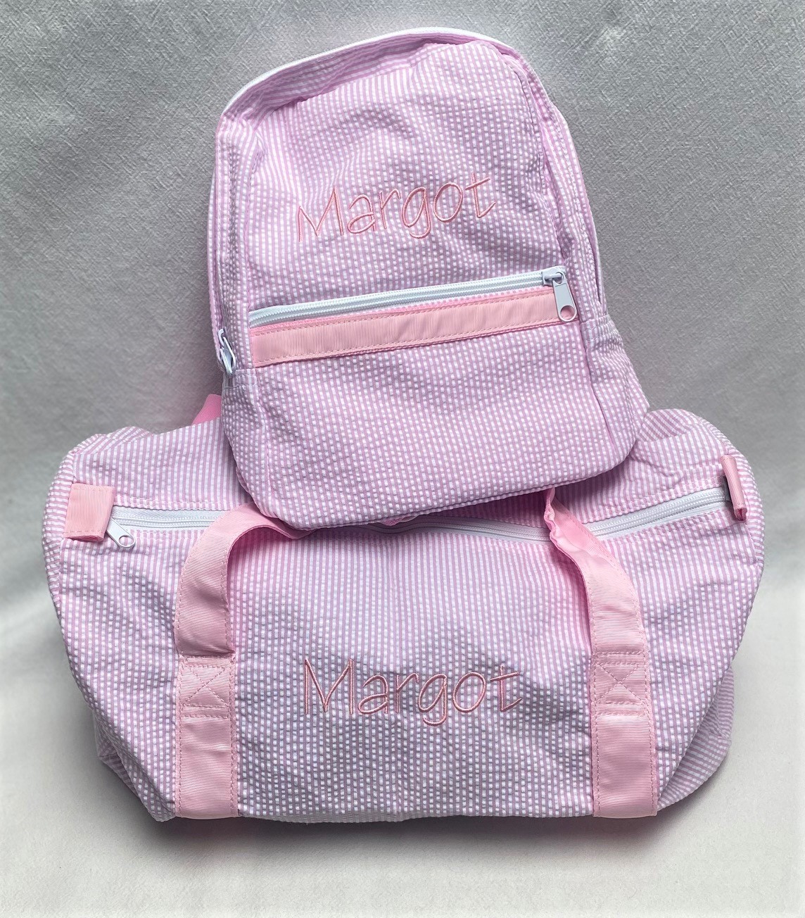 Travel set - duffel and backpack - pink