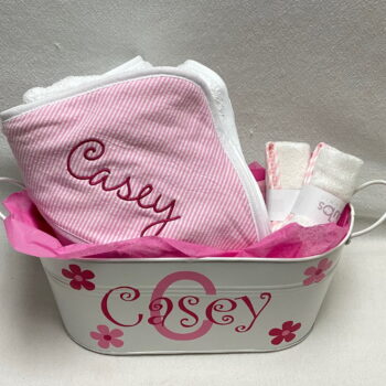 Baby bath tin - girl - assorted patterns
