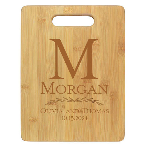Engraved bamboo cutting board -Together style - Image 2