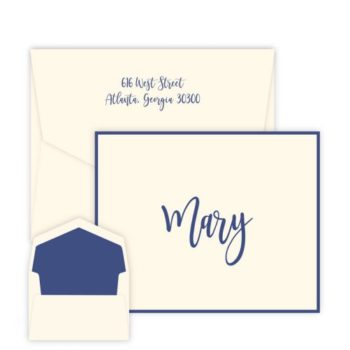 Fold over note - Radiant style