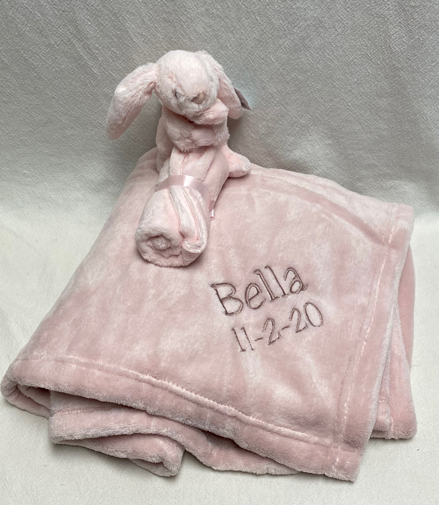 Baby blanket and lovey set - multiple colors available - Image 2