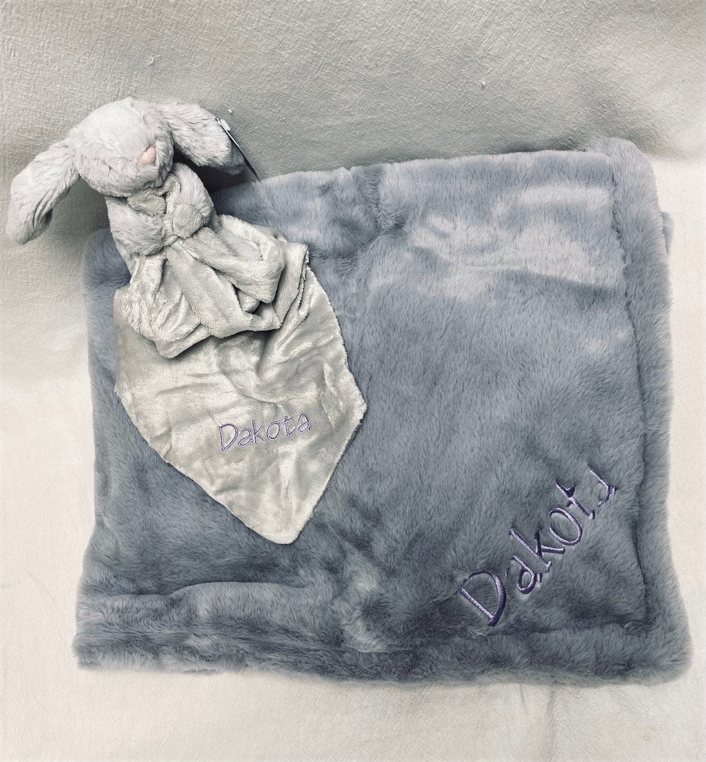 Baby blanket and lovey set - multiple colors available - Image 3