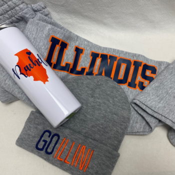 Gift set - joggers, hat and tumbler - available for any school