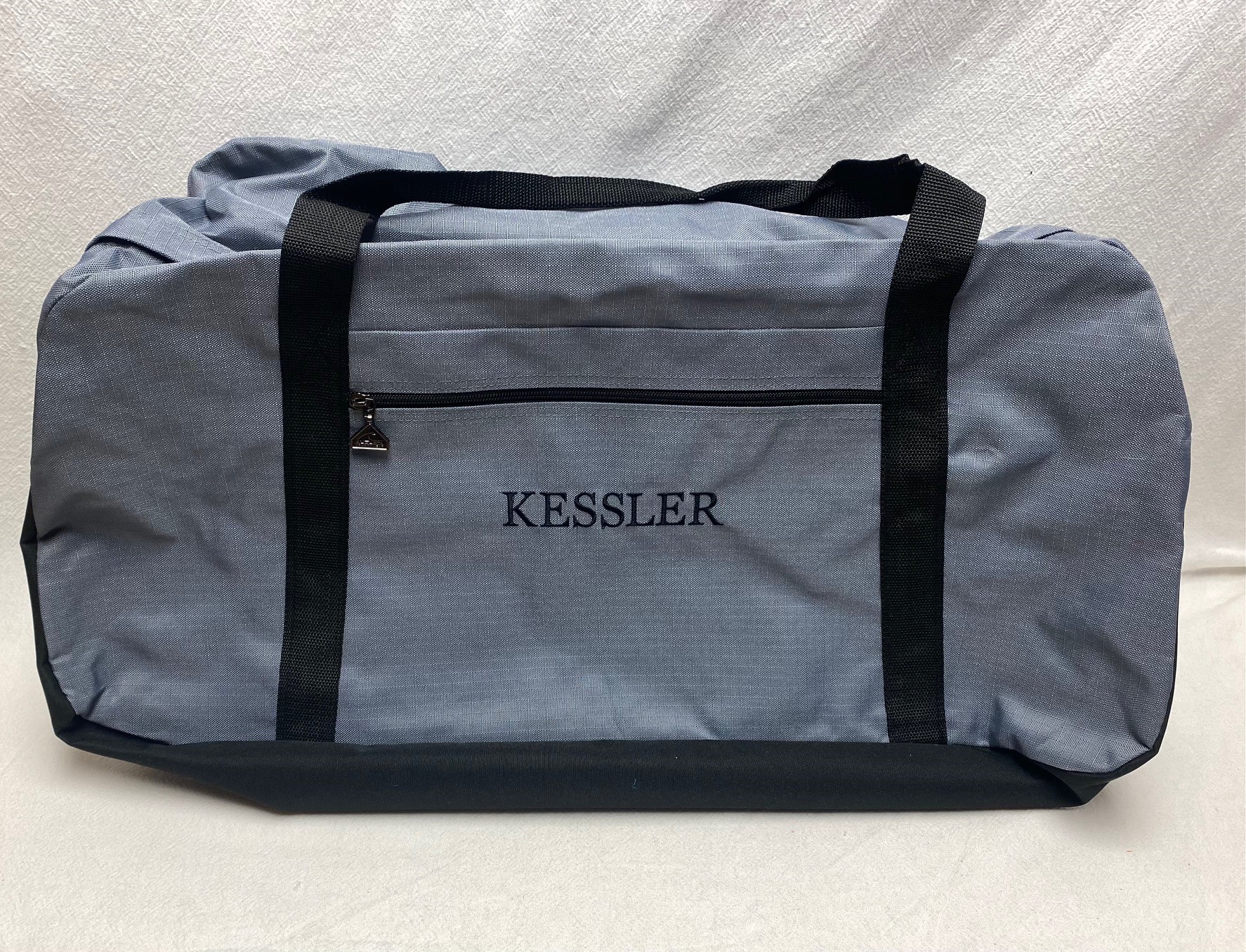 Weekender duffel bag - nylon canvas grey - limited quantities - Image 3