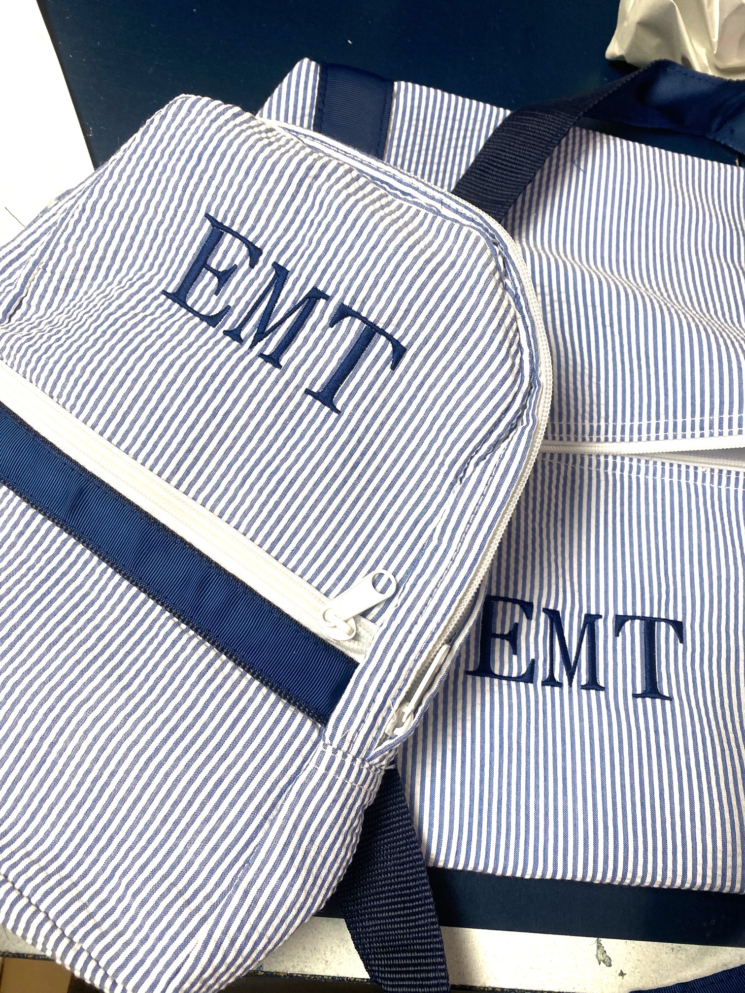 Travel set - duffel and backpack - navy - Image 4
