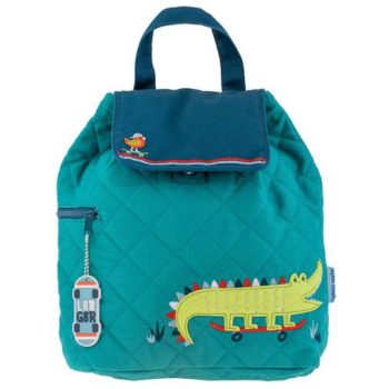 Quilted backpack - later gator