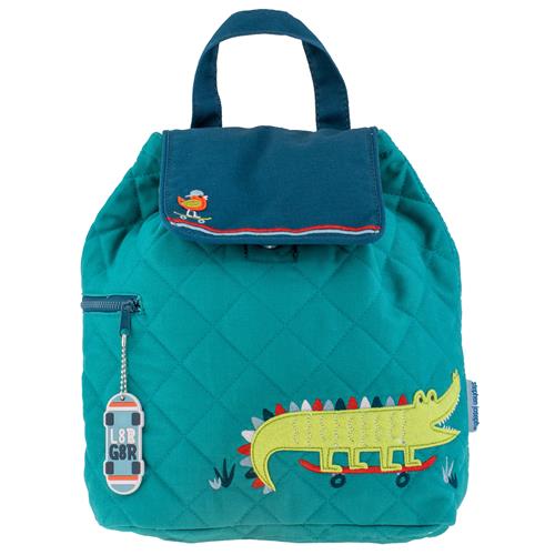 Quilted backpack - later gator