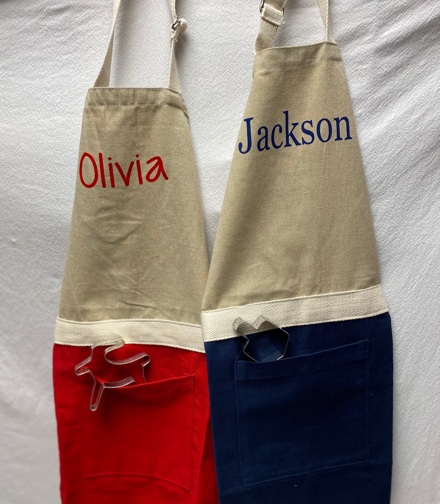 Holiday child's apron set - a few left! - Image 4
