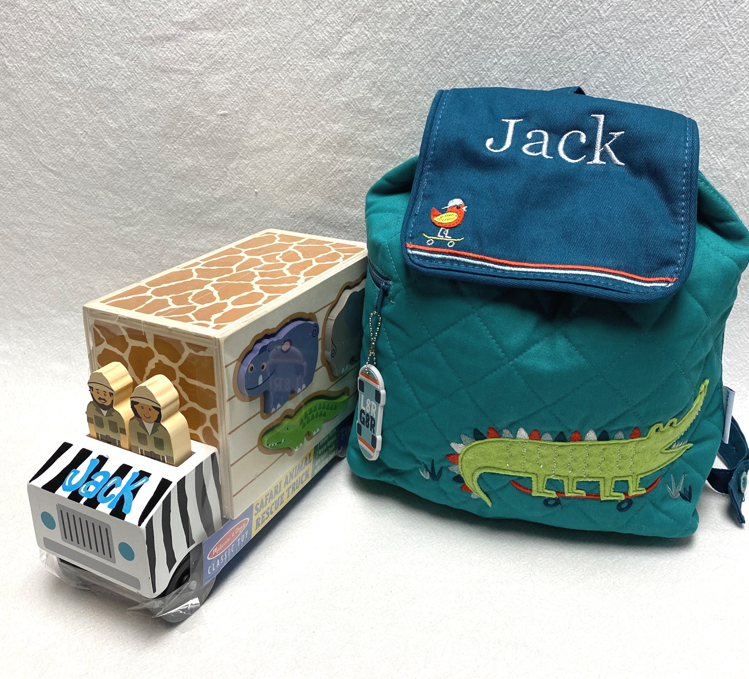 Quilted backpack and vehicle set - Image 8
