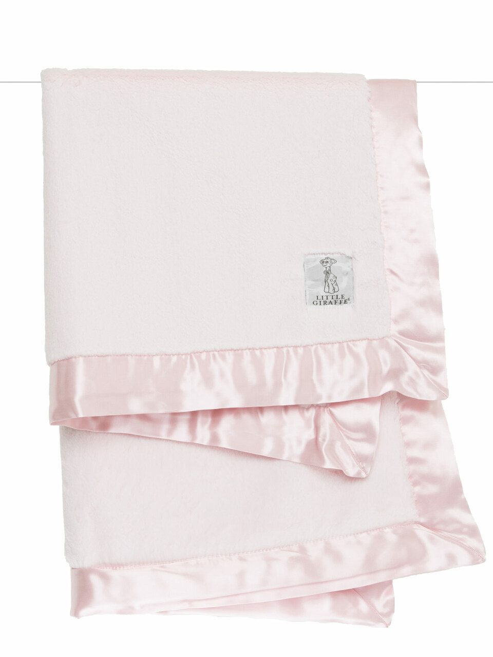 baby blanket - Little Giraffe luxe pink