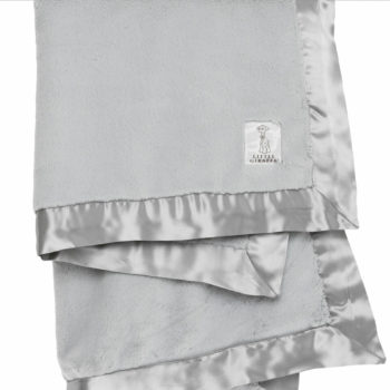 baby blanket - Little Giraffe luxe grey