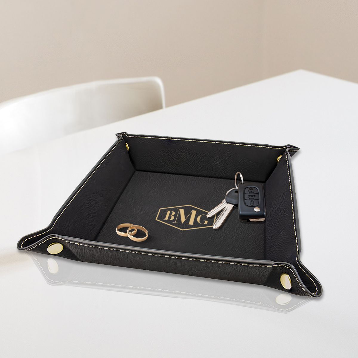 Engraved tray - vegan valet tray - Image 4
