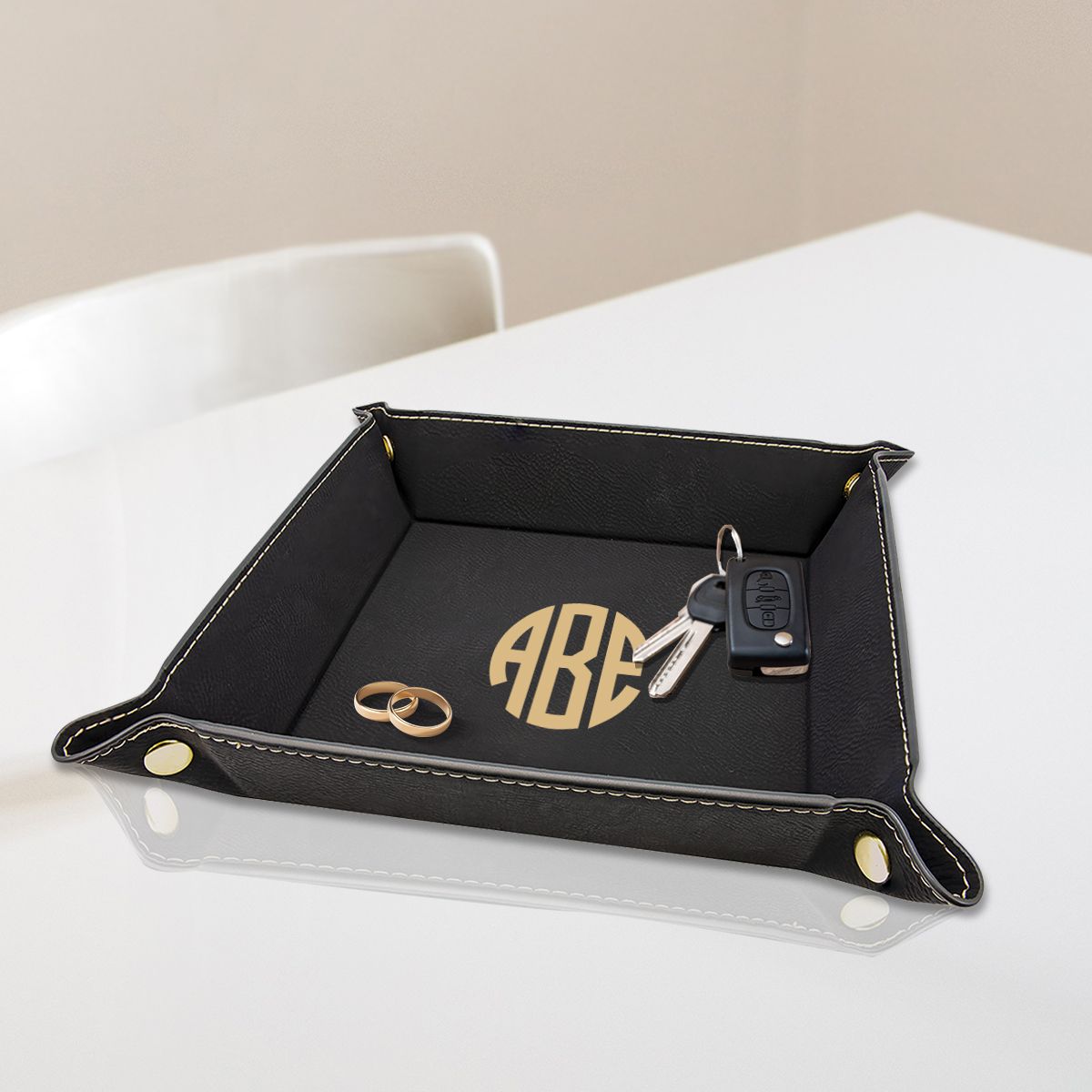 Engraved tray - vegan valet tray - Image 3