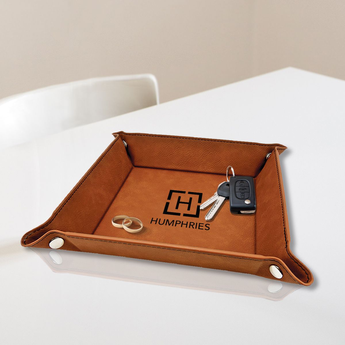 Engraved tray - vegan valet tray - Image 7